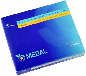 TOREBKI DO STERYLIZACJI 57x100mm MEDAL 200szt