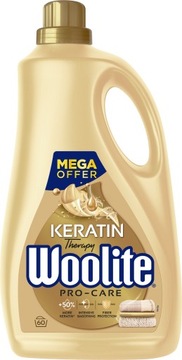 WOOLITE PRO-CARE Płyn do prania wszystkich rodzajów tkanin z Kreatyną 3,6l