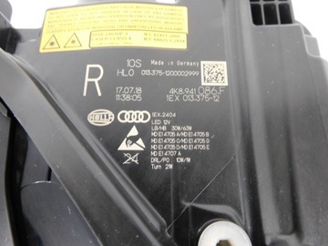 AUDI A7 C8 4K8 SVĚTLO PRAVÁ LASER 4K8941086F