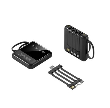 POWERBANK 20000mah MINI POWER BANK DO KAŻDEGO TELEFONA USB-C/USB/LIGHTNING
