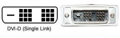 Kabel DVI Single Link ( DVI-D 18+1 ) 1,8m. THOMSON