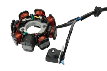 СТАТОР СПАРКЕР 4T GY6 СКУТЕР 5 КАБЕЛЕЙ 8 КАТУШЕК