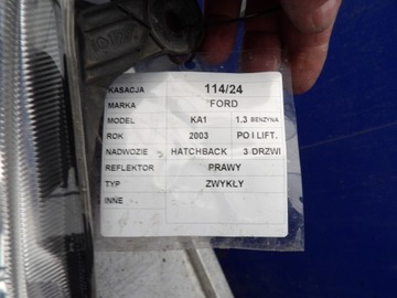 FORD KA I SVĚTLO PP