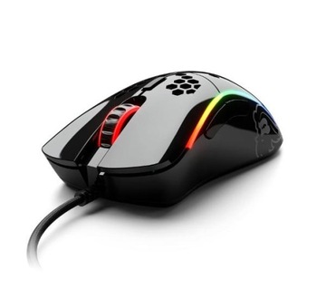 Mysz przewodowa gamingowa Glorious Model D- Glossy 12000 dpi Czarna