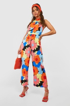 KWIATY I9Z NG2__XL BOOHOO KOMBINEZON PRINT