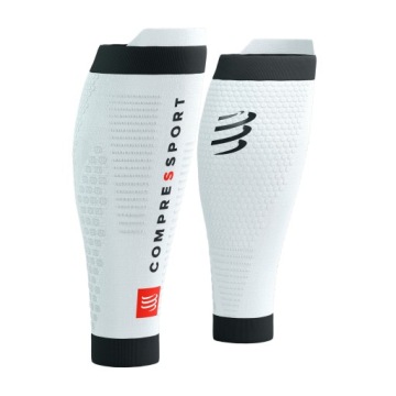 Compressport Compression Bands R2 3.0 Calf Sleeves White/Black L