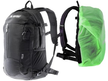 Plecak turystyczny Hi-tec Felix górski trekkingowy czarny męski damski 20L