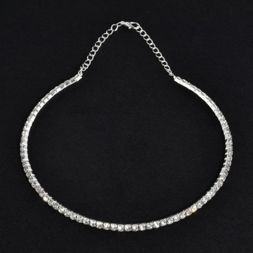Rhinestone Choker Necklaces Torques Collar Women Statement Jewelry Girl