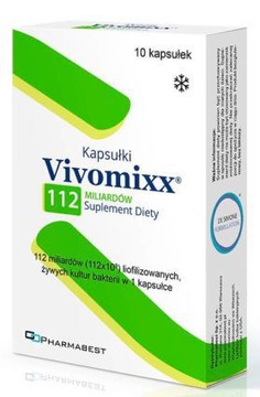VIVOMIXX 112 MLD BAKTERII PROBIOTYK 10 KAPSUŁEK