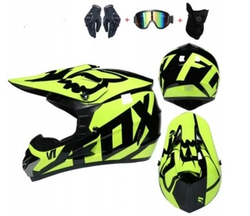 KASK MOTOCYKLOWY OFF-ROAD ENDURO MOTOCROSS L