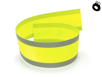 Светоотражающая повязка + ваш собственный логотип.