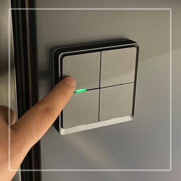 Кнопка сцены на пульте TUYA ZigBee 4 канала 12 СЦЕН