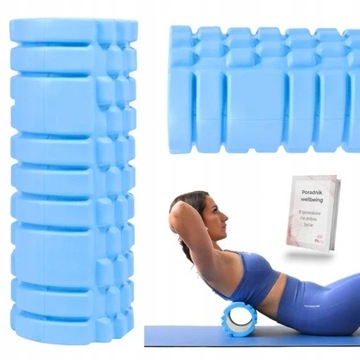 РОЛИК ДЛЯ ТРЕНИРОВОЧНОГО МАССАЖА CROSSFIT РОЛИКОВЫЙ МАССАЖЕР 33х13