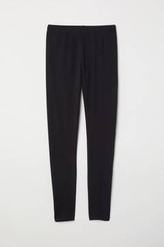 H&M HM Dżersejowe legginsy getry damskie 34 XS