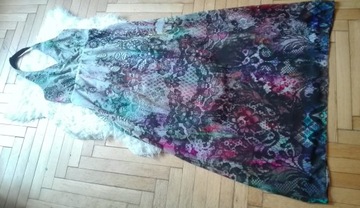 Next długa letnia sukienka maxi dress boho wzory L