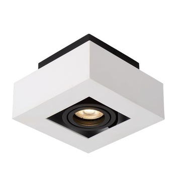 Plafon CASEMIRO biały czarny Italux IT8001S1WH/BK