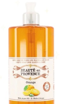 Beaute en Provence Orange Liquid Soap for Hands & Body Żel Pomarańcza 500 m