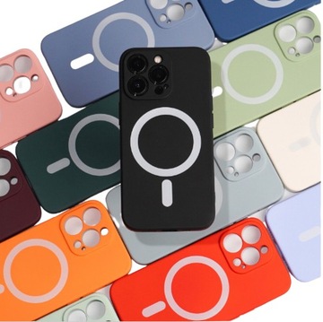 Etui iPhone 13 Pro Max Silikonowe Magnetyczne