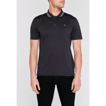 Calvin Klein koszulka polo grafitowa r. S