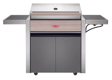 BeefEater Seria 1500 - 4-palnikowy grill i wózek z pal. bocznym BDM1540GA