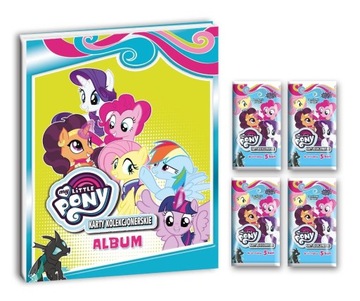 Album My Little Pony Karty kolekcjonerskie 5 saszetek z kartami 25 kart