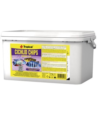 Tropical CICHLID CHIPS - Pokarm dla pielęgnic wybarwiający 5l 2,6kg