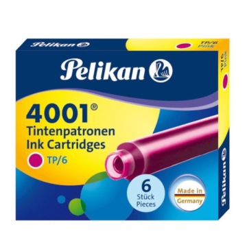 Патрони короткі рожеві/ 6 шт. PELIKAN