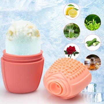 Силиконовые инструменты для ухода за кожей лица Ice Face Roller, портативные, многоразовые, простые
