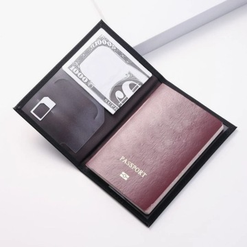 Кожаный чехол для паспорта, документы, RFID-карты, чехол, кошелек