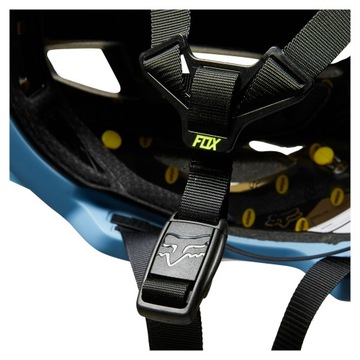 KASK ROWEROWY FOX SPEEDFRAME PRO BLOCKED DUSTY BLUE S BONUS