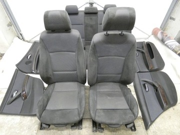 BMW E90 FOTELE KANAPA M-PAKIET ALCANTARA +BOCZKI