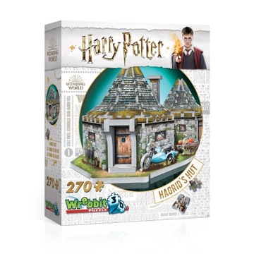 Wrebit PUZZLE 3D Harry Potter Chatka Hagrida 270el