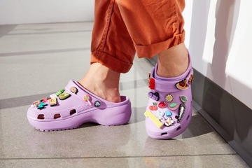 CROCS DAMSKIE CHODAKI PIANKOWE KLAPKI LEKKIE BUTY NA PLATFORMIE r. 34/35