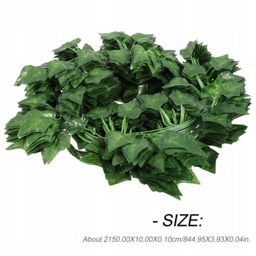 12PCS sztuczny winorośl garland bluszczu rośliny z