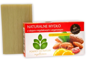 NATURALNE MYDŁO OLEJ MIGDAŁOWY I ARGANOWY 100g