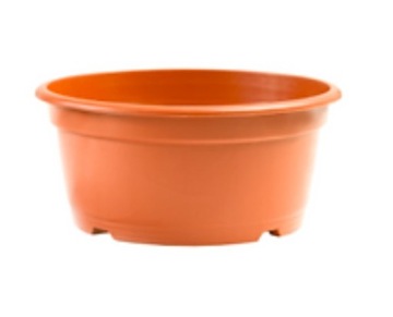 30 SZTUK DONICZKA MISA NA CHRYZANTEMĘ 21 CM - TERAKOTA 3L