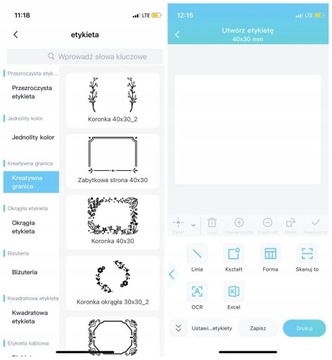 Mini drukarka etykiet samoprzylepnych Phomemo M110 biała w walizce