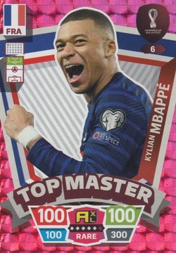 World Cup Qatar 2022 RARE Top Master MBAPPE 6