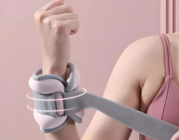OBCIĄŻNIKI CIĘŻARKI NA KOSTKI NADGARSTKI RĘCE NOGI 2x0,5KG CIĘŻARKI FIT.ME
