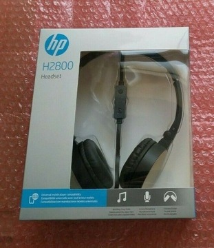 Słuchawki nauszne HP H2800 HeadSet - BLACK