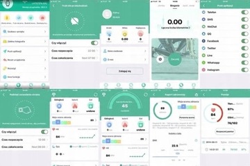 SMARTWATCH SMARTBAND ZEGAREK OPASKA SPORTOWA M9 APLIKACJE PL KROKOMIERZ