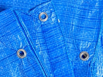 Брезент 6х10м светлый/синий +/-5% GEKO G01936