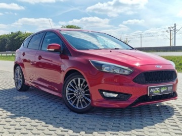 Ford Focus III Hatchback 5d facelifting 1.0 EcoBoost 125KM 2017 Ford Focus 1.0 EcoBoost 125Ps ST-Line Navi Kamera Piekny Gwarancja 125KM, zdjęcie 1
