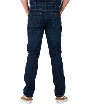 WRANGLER Spodnie JEANS GREENSBORO 803 W31 L32 granatowy