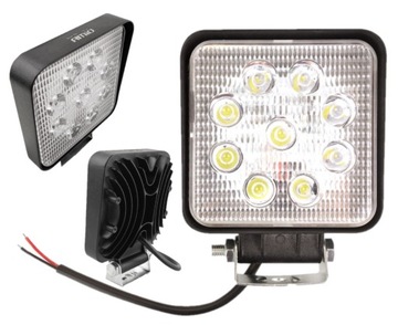 LAMPA ROBOCZA 9LED 110x110 35W FLAT 9-36V