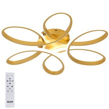 LAMPA SUFITOWA wisząca ŻYRANDOL LED + PILOT 70W 58cm