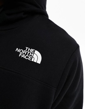 THE NORTH FACE CZARNA ROZPINANA BLUZA Z KAPTUREM LOGO RUU NH2__XL