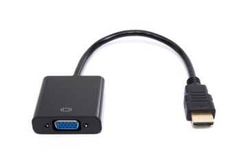Адаптер-адаптер Кабель-адаптер HDMI-VGA DSUB ДЛЯ НОУТБУК-КОМПЬЮТЕРА 15 см