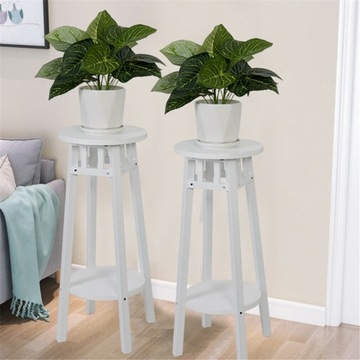 2 шт. Подставка для цветов Белая подставка для цветов