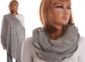 B-1246 UNIWERSALNY TRENDY KOMIN SZAL MADE IN ITALY